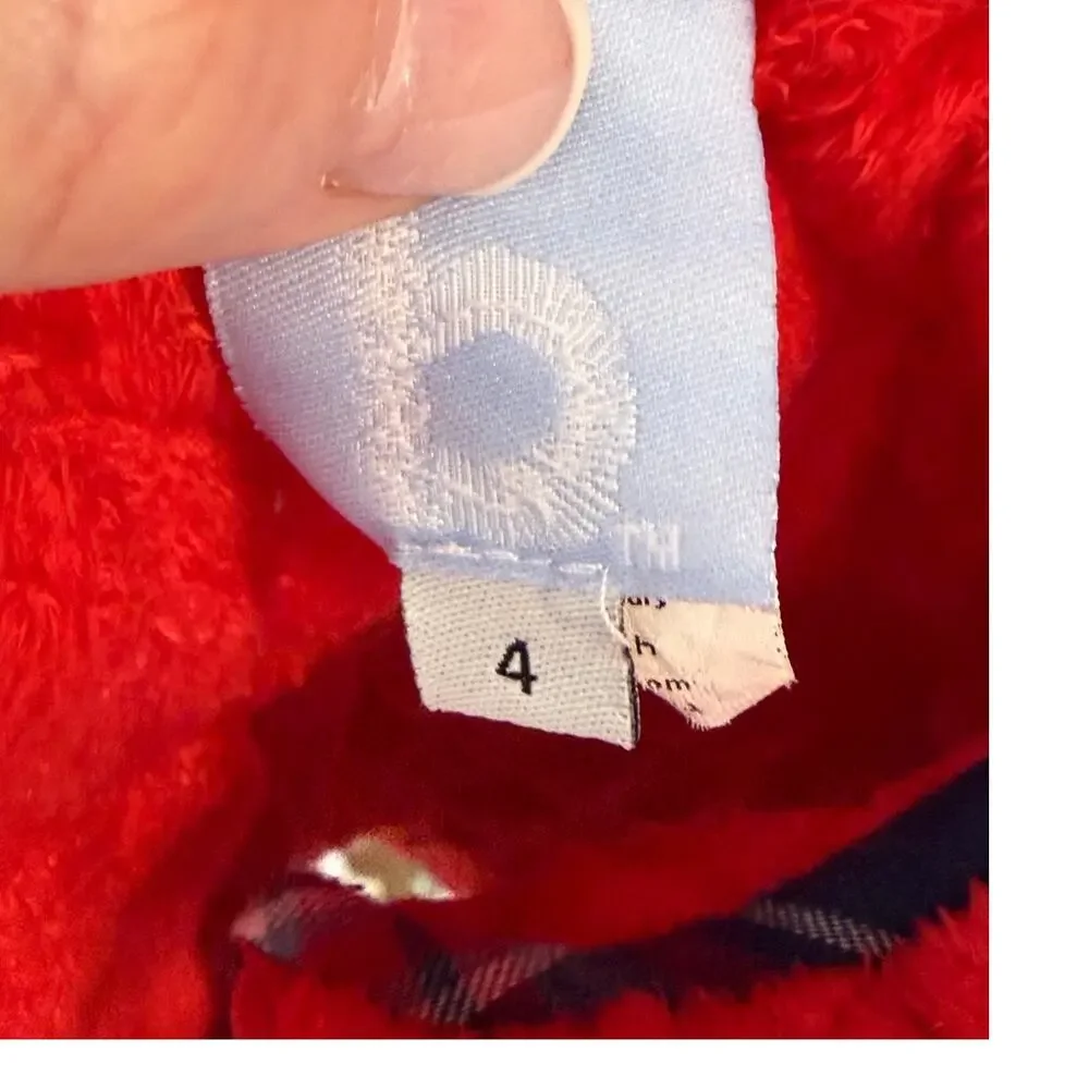 Bella‎ Bliss Red Quilted Vest size 4